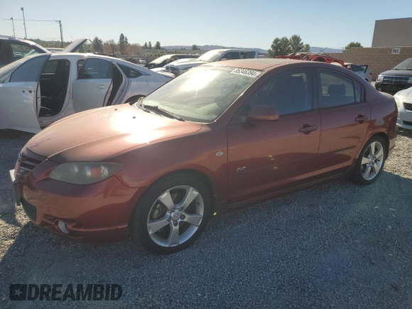 2006 Mazda 3 s with VIN JM1BK324961541457, listed as a Copart auction lot 85346394 with 136,175 mi miles and Salvage Title. Bid and sale history available at DreamBid. Image 1.