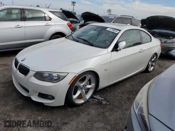2012 BMW 3 Series 335i with VIN WBAKG7C5XCE802810, listed as a Copart auction lot 74736824 with 0 mi miles and Non Repairable. Bid and sale history available at carsss.com. Image 1.