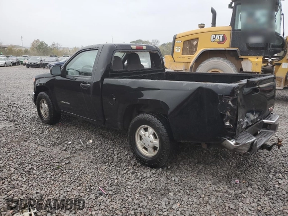 2005 GMC Canyon Work Truck with VIN 1GTCS146558153543, listed as a Copart auction lot 80711464 with 334,198 mi miles and Salvage Title. Bid and sale history available at carsss.com. Image 2.