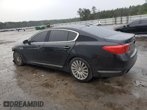 2015 Kia K900 Premium with VIN KNALU4D45F6026246, listed as a Copart auction lot 86622434 with 102,508 mi miles and Salvage title. Bid and sale history available at DreamBid. Image 2.