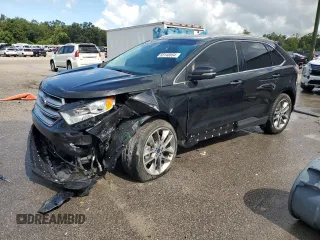 2015 Ford Edge Titanium z VIN 2FMPK3K88FBC37335, wystawiony jako Copart lot #68140864 z przebiegiem 26 049 mil mil oraz Szkoda całkowita • Salvage title. Historia ofert i sprzedaży dostępna na DreamBid. Obrazek 1.