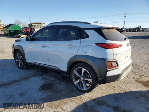 2021 Hyundai Kona Limited with VIN KM8K33A51MU600192, listed as a Copart auction lot 86171894 with 47,116 mi miles and Salvage Title. Bid and sale history available at carsss.com. Image 2.