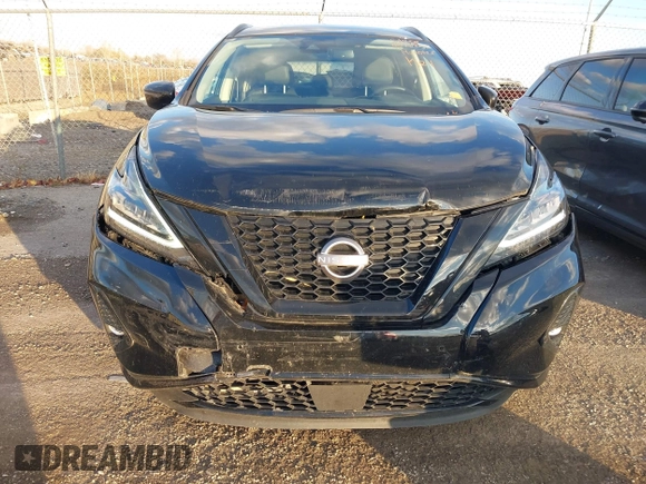 2023 Nissan Murano SV with VIN 5N1AZ2BS6PC142622, listed as a IAAI auction lot 40769002 with 24,053 mi miles and . Bid and sale history available at DreamBid. Image 12.