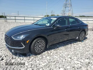 2022 Hyundai Sonata Hybrid SEL with VIN KMHL34JJ0NA043253, listed as a Copart auction lot 71843374 with 22,725 mi miles and Salvage Title. Bid and sale history available at carsss.com. Image 1.
