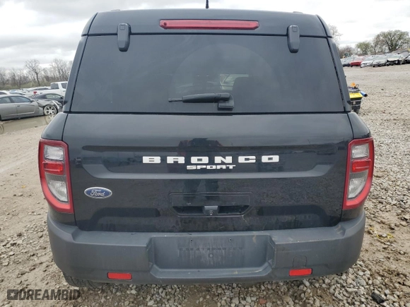 2021 Ford Bronco Sport Big Bend with VIN 3FMCR9B61MRA85604, listed as a Copart auction lot 51056415 with 54,030 mi miles and Salvage Title. Bid and sale history available at carsss.com. Image 6.