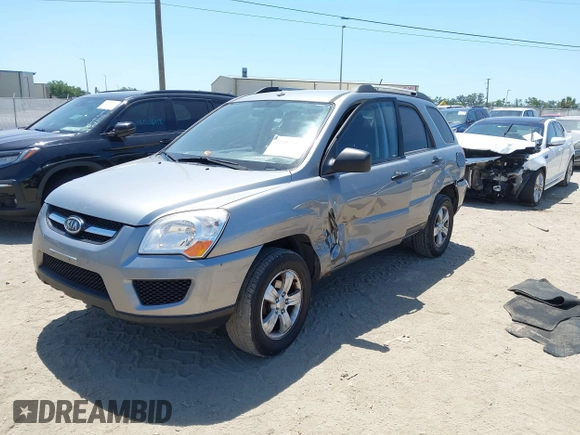 2010 Kia Sportage LX with VIN KNDKG3A47A7722839, listed as a IAAI auction lot 42017569 with 187,100 mi miles and . Bid and sale history available at carsss.com. Image 17.