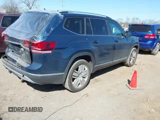 2019 Volkswagen Atlas SEL with VIN 1V2MR2CA9KC614343, listed as a IAAI auction lot 41748405 with 54,676 mi miles and . Bid and sale history available at DreamBid. Image 4.