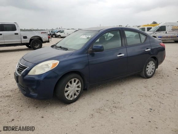 2014 Nissan Versa S Plus with VIN 3N1CN7APXEL838021, listed as a Copart auction lot 51715525 with 113,902 mi miles and Salvage Title. Bid and sale history available at carsss.com. Image 1.
