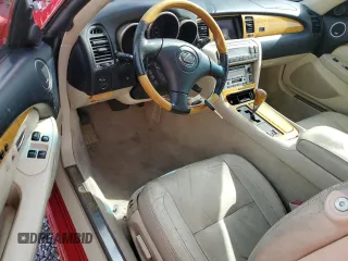 2005 Lexus SC 430 z VIN JTHFN48Y350063712, wystawiony jako Copart lot #64787075 z przebiegiem Nie podano mil oraz Szkoda całkowita • Salvage title. Historia ofert i sprzedaży dostępna na DreamBid. Obrazek 8.