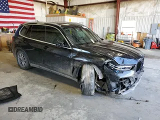 2021 BMW X5 xDrive40i with VIN 5UXCR6C01M9F08658, listed as a Copart auction lot 49910884 with 0 mi miles and Salvage Title. Bid and sale history available at carsss.com. Image 4.