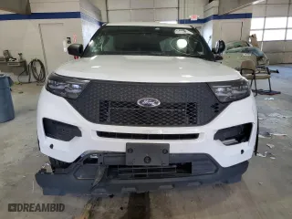 2022 Ford Police Interceptor Utility with VIN 1FM5K8AB5NGB71335, listed as a Copart auction lot 64395794 with 0 mi miles and Salvage Title. Bid and sale history available at carsss.com. Image 5.