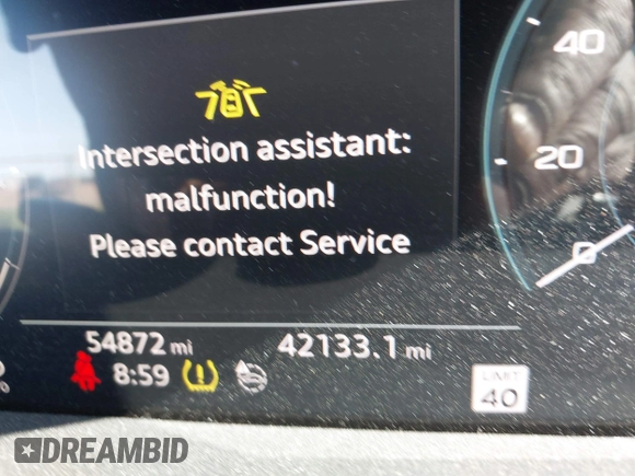 2019 Audi e-tron Prestige with VIN WA1VABGE0KB009718, listed as a IAAI auction lot 42336983 with 54,871 mi miles and . Bid and sale history available at DreamBid. Image 7.