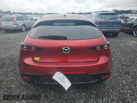 2022 Mazda Mazda3 Hatchback Premium with VIN JM1BPAML6N1521112, listed as a Copart auction lot 74684764 with 18,678 mi miles and Non Repairable. Bid and sale history available at carsss.com. Image 6.