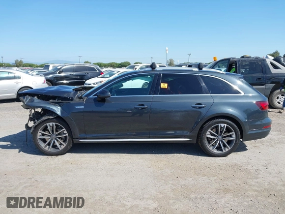 2018 Audi A4 allroad Premium Plus with VIN WA18NAF41JA033213, listed as a IAAI auction lot 42025566 with 97,294 mi miles. Bid and sale history available at carsss.com. Image 15.