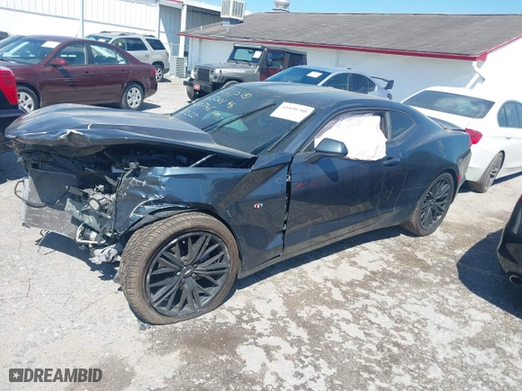 2021 Chevrolet Camaro 1LS with VIN 1G1FB1RX7M0110746, listed as a IAAI auction lot 41890788 with 1 mi miles. Bid and sale history available at carsss.com. Image 2.