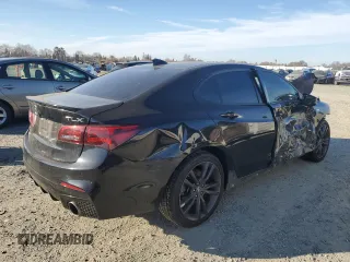2020 Acura TLX w/A-Spec Pkg with VIN 19UUB1F63LA010597, listed as a Copart auction lot 88794355 with 0 mi miles and Salvage Title. Bid and sale history available at carsss.com. Image 3.