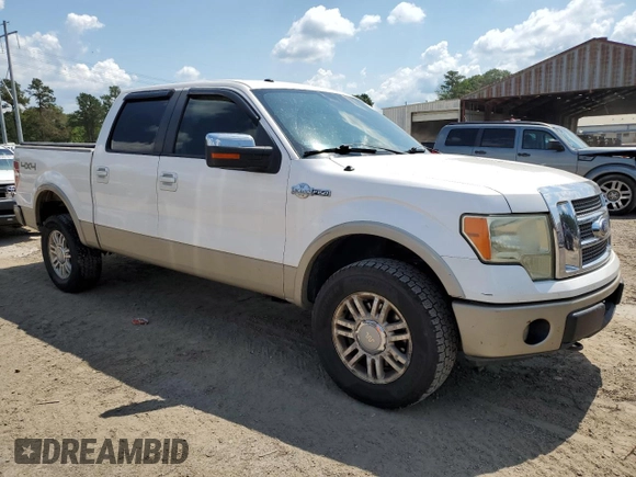 2010 Ford F-150 XL with VIN 1FTFW1EVXAKA38747, listed as a Copart auction lot 58900465 with 120,933 mi miles and Salvage title. Bid and sale history available at DreamBid. Image 4.