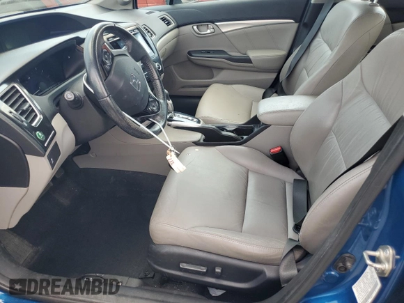 2015 Honda Civic Sedan EX-L with VIN 2HGFB2F96FH504029, listed as a Copart auction lot 66495164 with 142,837 mi miles and Salvage Title. Bid and sale history available at carsss.com. Image 7.