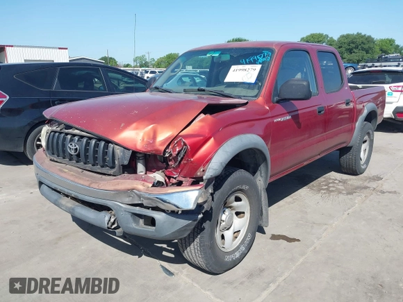 2002 Toyota Tacoma PreRunner with VIN 5TEGN92N82Z050080, listed as a IAAI auction lot 41998279 with 243,881 mi miles and . Bid and sale history available at DreamBid. Image 2.