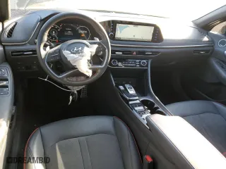 2022 Hyundai Sonata SEL Plus with VIN KMHL44J29NA239049, listed as a Copart auction lot 42486515 with 20,630 mi miles and Salvage Title. Bid and sale history available at carsss.com. Image 8.