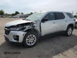 2022 Chevrolet Traverse LS z VIN 1GNERFKW4NJ170399, wystawiony jako Copart lot #58354155 z przebiegiem 29 136 mil mil oraz Czysty tytuł • Clean title. Historia ofert i sprzedaży dostępna na DreamBid. Obrazek 1.