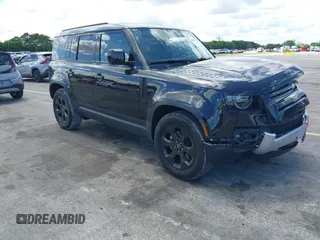 2025 Land Rover Defender S with VIN SALEJ7EX6S2396663, listed as a IAAI auction lot 42489153 with 6,672 mi miles and . Bid and sale history available at DreamBid. Image 1.