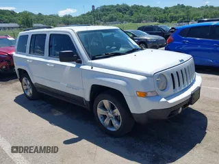 2014 Jeep Patriot Latitude with VIN 1C4NJPFB1ED505288, listed as a IAAI auction lot 42118356 with 146,615 mi miles and . Bid and sale history available at DreamBid. Image 1.