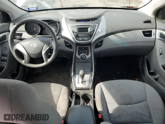 2013 Hyundai Elantra GLS z VIN 5NPDH4AEXDH317420, wystawiony jako Copart lot #54758435 z przebiegiem 88 418 mil mil oraz Szkoda całkowita • Salvage title. Historia ofert i sprzedaży dostępna na DreamBid. Obrazek 8.