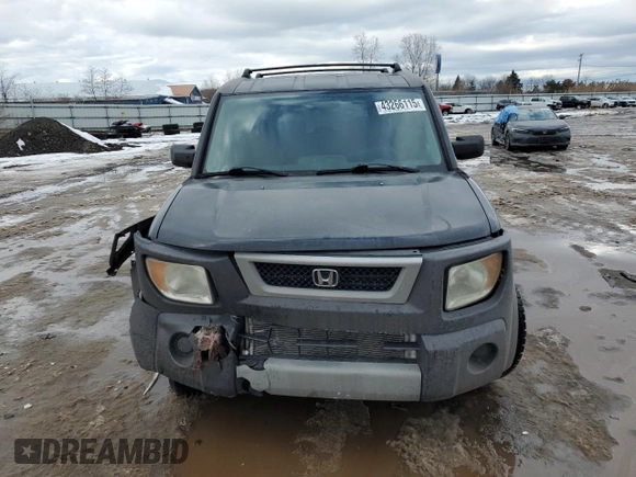 2004 Honda Element EX with VIN 5J6YH27604L003576, listed as a Copart auction lot 43266115 with 175,838 mi miles and Salvage Title. Bid and sale history available at DreamBid. Image 5.
