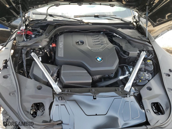 2022 BMW Z4 sDrive30i with VIN WBAHF3C03NWX71343, listed as a Copart auction lot 58735283 with NaN miles. Bid and sale history available at carsss.com. Image 12.