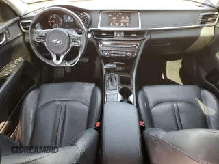 2018 Kia Optima EX with VIN 5XXGU4L33JG261171, listed as a Copart auction lot 75410104 with 66,357 mi miles and Salvage Title. Bid and sale history available at carsss.com. Image 8.
