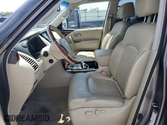 2015 Infiniti QX80 with VIN JN8AZ2NE5F9086764, listed as a Copart auction lot 65805134 with 154,333 mi miles and Salvage Title. Bid and sale history available at carsss.com. Image 7.
