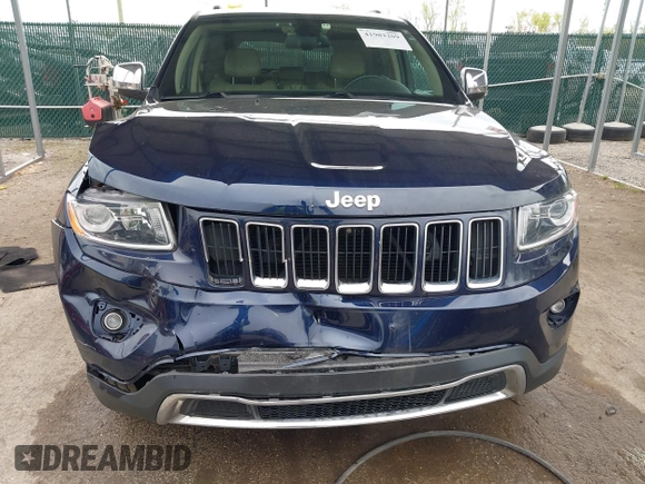 2014 Jeep Grand Cherokee Limited with VIN 1C4RJFBG4EC347208, listed as a IAAI auction lot 41982209 with 124,663 mi miles and . Bid and sale history available at DreamBid. Image 6.