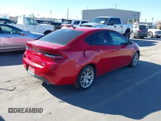 2013 Dodge Dart Rallye with VIN 1C3CDFBHXDD184762, listed as a IAAI auction lot 41895651 with 110,979 mi miles. Bid and sale history available at carsss.com. Image 4.