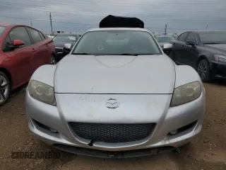 2004 Mazda RX-8 with VIN JM1FE17N240134176, listed as a Copart auction lot 53556025 with 97,818 mi miles and Clean Title. Bid and sale history available at carsss.com. Image 5.
