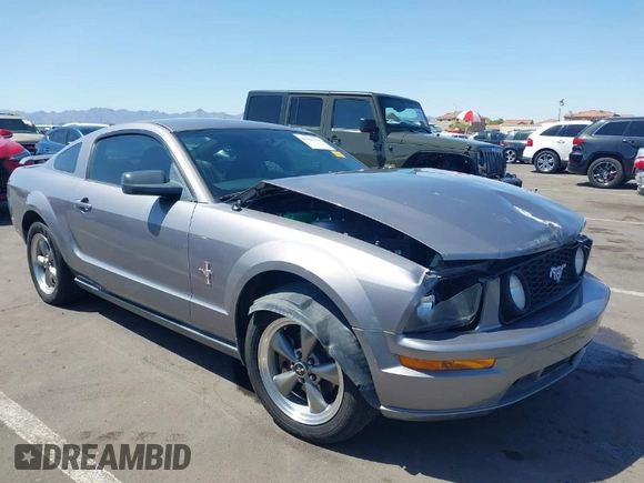 2006 Ford Mustang Standard with VIN 1ZVFT80N365232838, listed as a IAAI auction lot 41966338 with 144,454 mi miles. Bid and sale history available at carsss.com. Image 1.