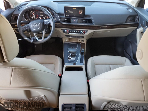 2018 Audi Q5 Premium Plus with VIN WA1BNAFY8J2161015, listed as a Copart auction lot 54365795 with 25,921 mi miles and Salvage Title. Bid and sale history available at carsss.com. Image 8.
