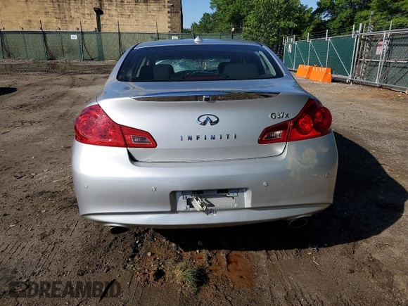 2013 Infiniti G37 x z VIN JN1CV6AR3DM759497, wystawiony jako Copart lot #58211455 z przebiegiem Nie podano mil oraz Szkoda całkowita • Salvage title. Historia ofert i sprzedaży dostępna na DreamBid. Obrazek 6.