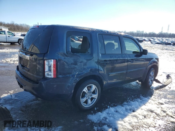 2012 Honda Pilot EX-L with VIN 5FNYF3H5XCB039719, listed as a Copart auction lot 87688785 with 237,769 mi miles and Salvage Title. Bid and sale history available at DreamBid. Image 3.