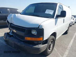 2014 Chevrolet Express Cargo Van with VIN 1GCWGFCA8E1146659, listed as a IAAI auction lot 41839939 with 189,389 mi miles. Bid and sale history available at carsss.com. Image 2.