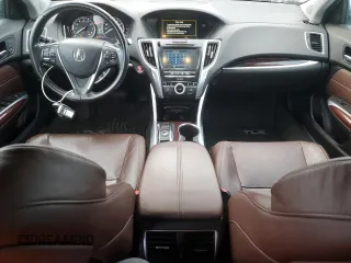 2015 Acura TLX V6 Advance with VIN 19UUB2F78FA008105, listed as a Copart auction lot 48707075 with 163,473 mi miles and Clean Title. Bid and sale history available at carsss.com. Image 8.