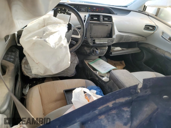 2018 Toyota Prius Two with VIN JTDKARFUXJ3552299, listed as a Copart auction lot 50163025 with Not Provided miles and Salvage Title. Bid and sale history available at carsss.com. Image 8.