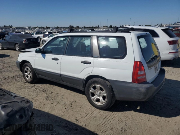 2003 Subaru Forester X with VIN JF1SG63643H728374, listed as a Copart auction lot 72095704 with 204,520 mi miles and Salvage Title. Bid and sale history available at carsss.com. Image 2.