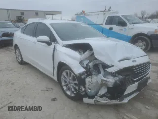 2020 Ford Fusion SE with VIN 3FA6P0HD3LR148537, listed as a Copart auction lot 44025495 with 86,270 mi miles and Salvage Title. Bid and sale history available at DreamBid. Image 4.