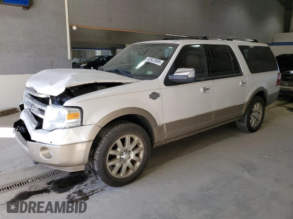 2013 Ford Expedition EL XLT with VIN 1FMJK1J58DEF48959, listed as a Copart auction lot 42922655 with 220,526 mi miles and Salvage Title. Bid and sale history available at carsss.com. Image 1.