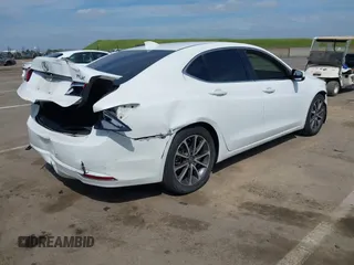 2016 Acura TLX V6 with VIN 19UUB2F30GA003060, listed as a IAAI auction lot 41901259 with 107,547 mi miles. Bid and sale history available at carsss.com. Image 4.