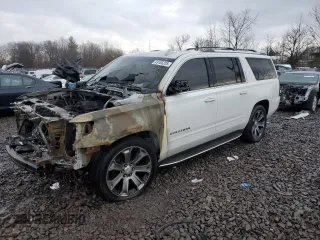 2018 Chevrolet Suburban Premier z VIN 1GNSKJKC3JR253897, wystawiony jako Copart lot #49186205 z przebiegiem Nie podano mil oraz Szkoda całkowita • Salvage title. Historia ofert i sprzedaży dostępna na DreamBid. Obrazek 1.