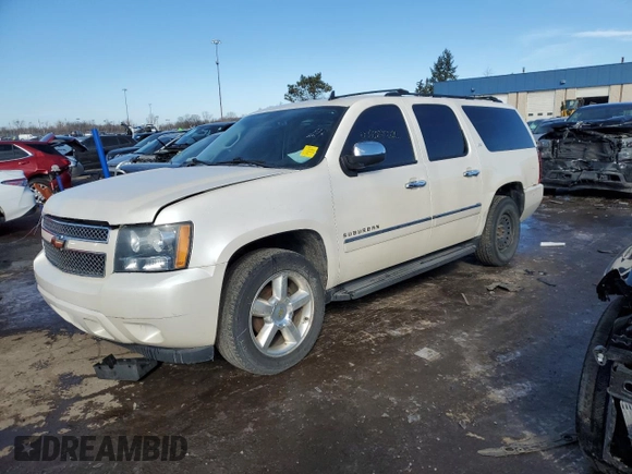 2010 Chevrolet Suburban LTZ with VIN 1GNUKKE34AR129518, listed as a Copart auction lot 44258685 with 207,002 mi miles and Clean Title. Bid and sale history available at carsss.com. Image 1.