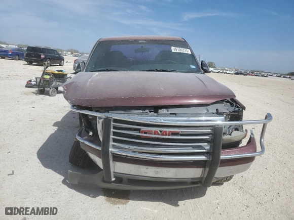 2000 GMC New Sierra 1500 SLE with VIN 1GTEK19T8YE239720, listed as a Copart auction lot 49109315 with NaN miles and Salvage Title. Bid and sale history available at carsss.com. Image 5.