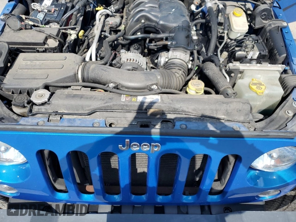 2016 Jeep Wrangler Sport с VIN 1C4AJWAG8GL287256, выставлен на аукционе Copart как лот 55766125 с пробегом 76 601 миль миль и Списание • Salvage title. История ставок и продаж доступна на DreamBid. Изображение 11.